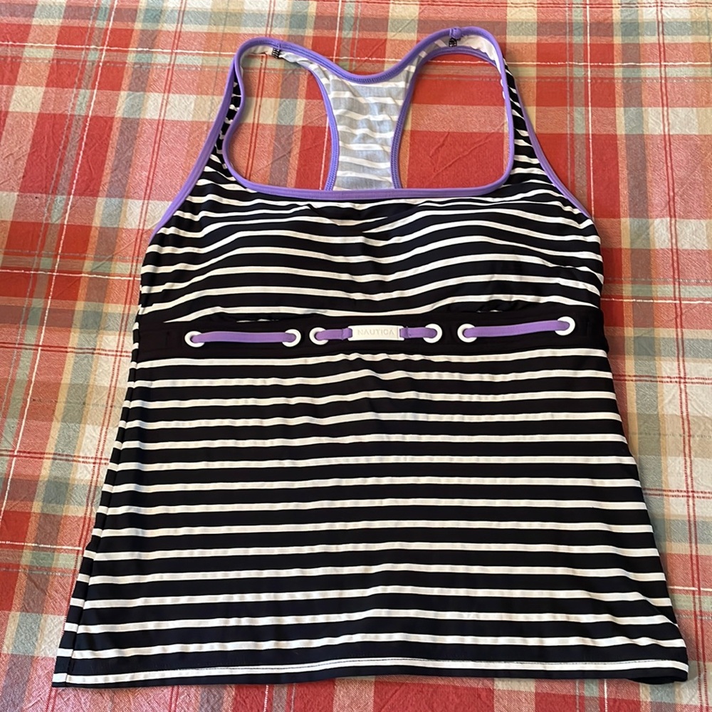 Nautica Size 8 Takinki Bathing Suit Top